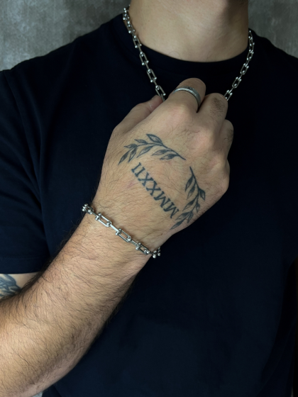 Pulsera Eros Plateada