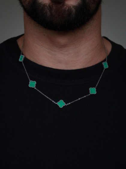 Collar Clover Verde