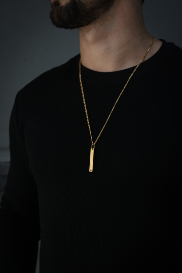 Collar Padre Nuestro Dorado