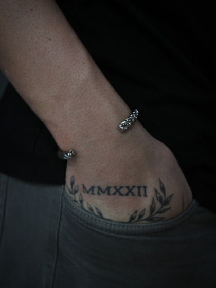 Brazalete Viking Plateado