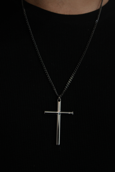 Collar Maxi Cruz Grafito