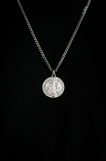 Collar San Benito Plateado