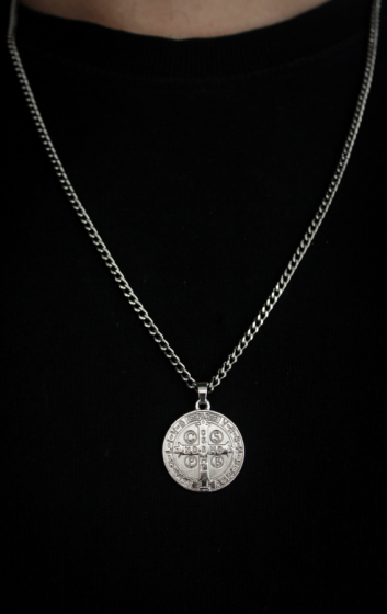 Collar San Benito Plateado