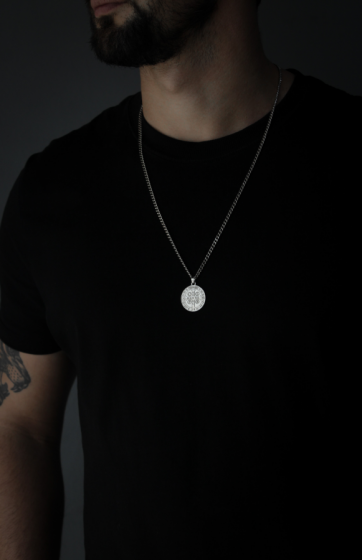 Collar San Benito Plateado