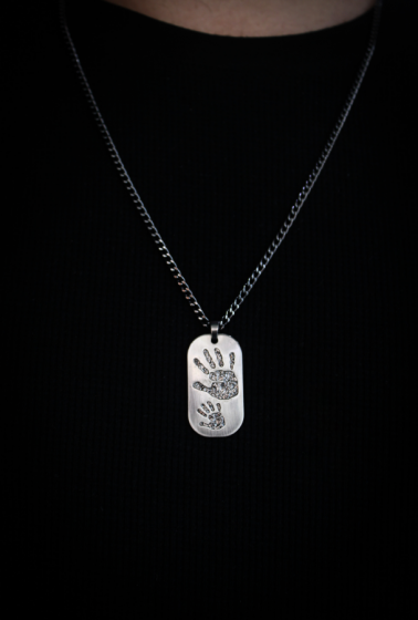 Collar Padre & Hijo Grafito