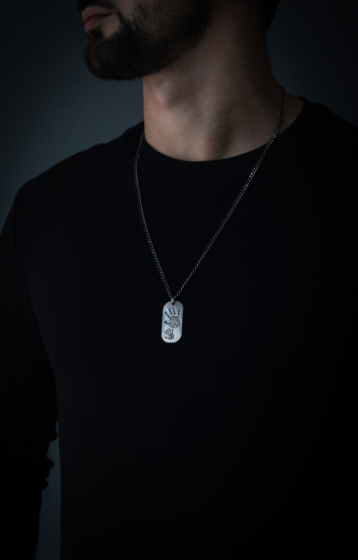 Collar Padre & Hijo Grafito