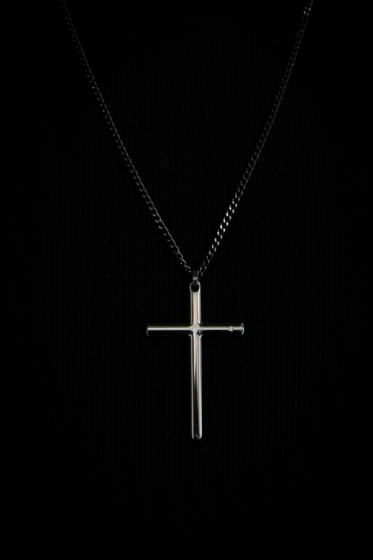 Collar Maxi Cruz Grafito
