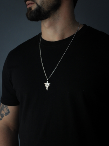 Collar Flecha Plateado