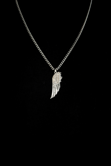 Collar Ala Plateado