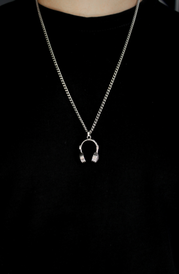 Collar Auricular Plateado