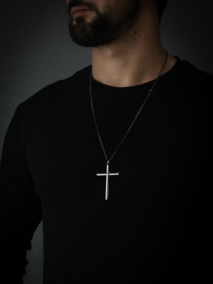 Collar Maxi Cruz Grafito