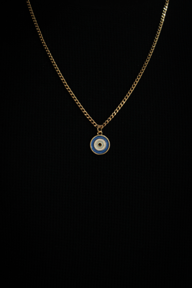Collar Ojo Turco Dorado