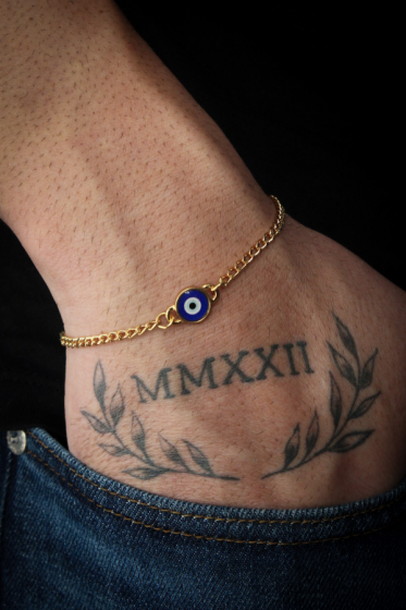 Pulsera Ojo Turco Dorado