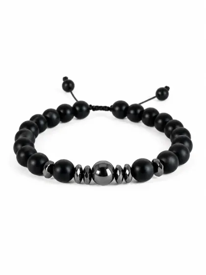 Pulsera de Piedras Murano & Doble Hematita