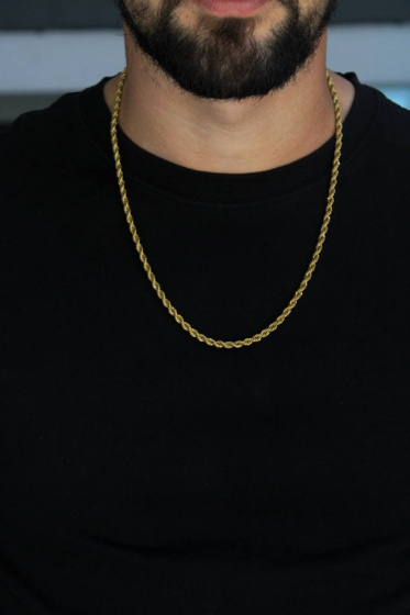 Collar Rope Chain Dorado