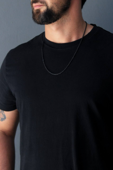 Collar Rope Chain Black
