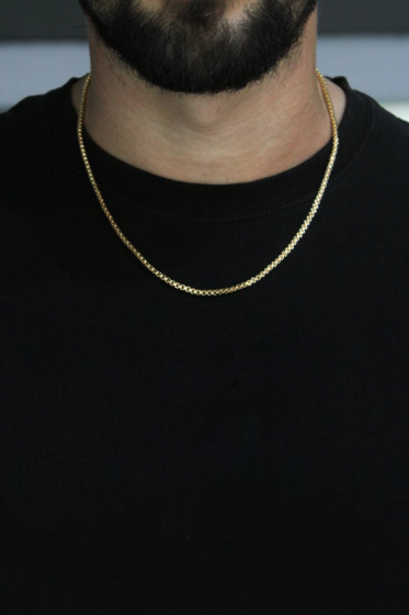 Collar Box Chain Dorado
