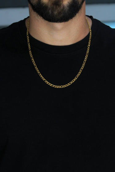Collar Figaro Dorado