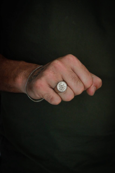 Anillo San Jorge Plateado