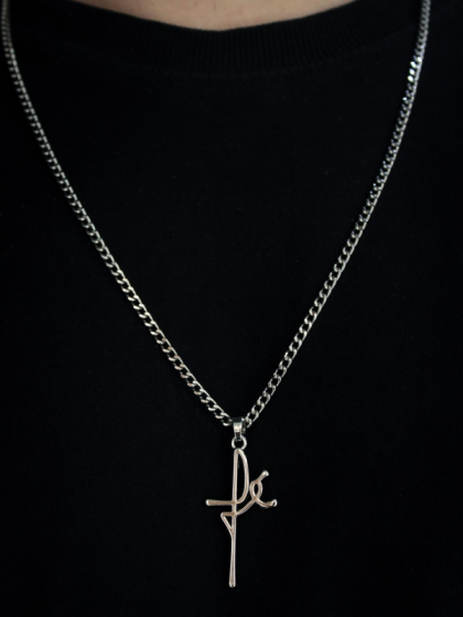 Collar Fe Plateado