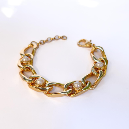 Pulsera Lazo de Perlas