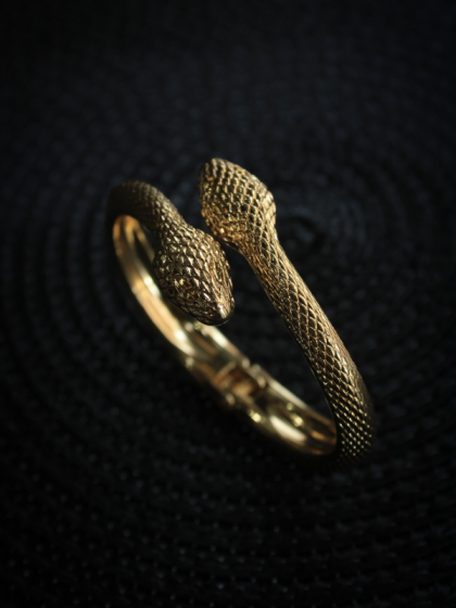 Brazalete Serpiente Dorado