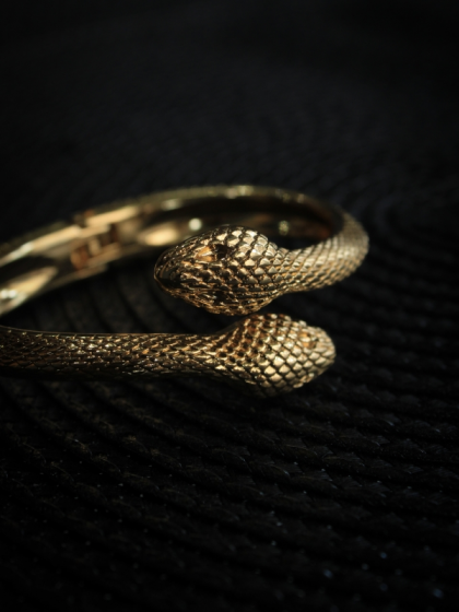 Brazalete Serpiente Dorado