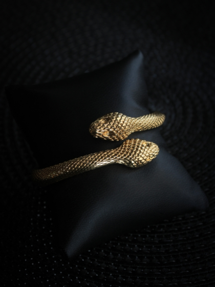 Brazalete Serpiente Dorado