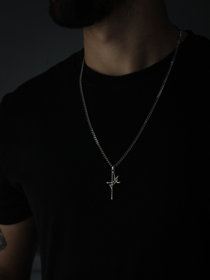 Collar Fe Plateado
