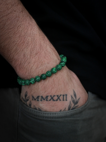 Pulsera de Piedras Malaquita