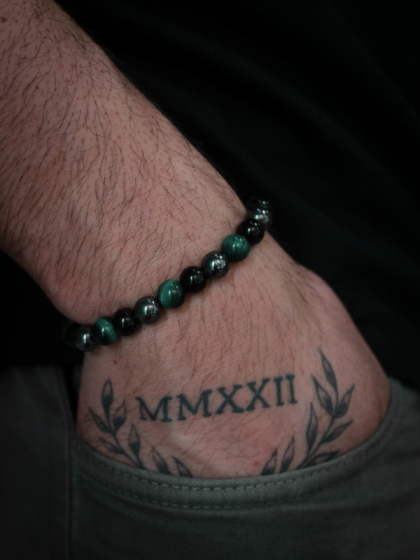 Pulsera Triple Protecci&oacute;n Verde