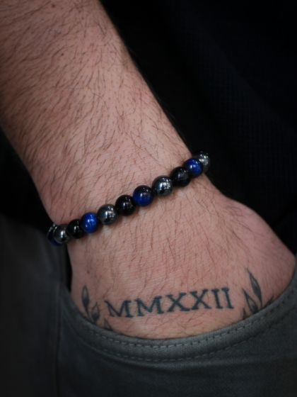 Pulsera Triple Protecci&oacute;n Azul
