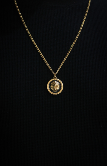 Collar León Dorado