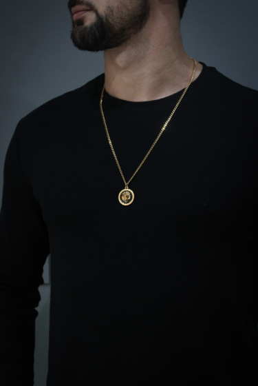 Collar Le&oacute;n Dorado