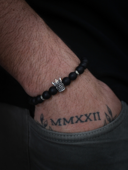 Pulsera King Plateado