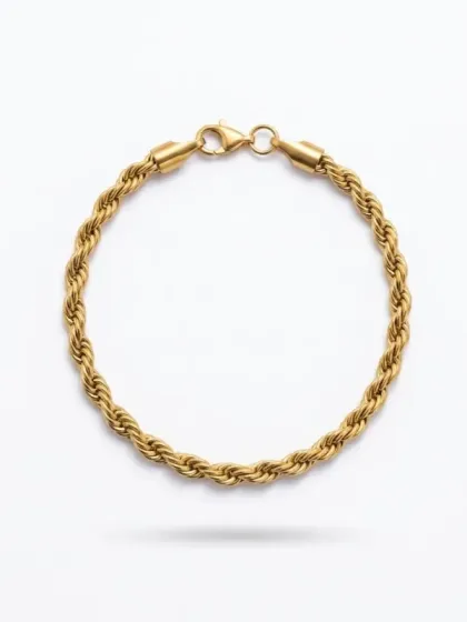 Pulsera Rope Chain Dorado