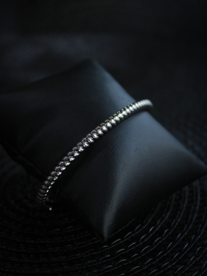 Brazalete Rope Plateado