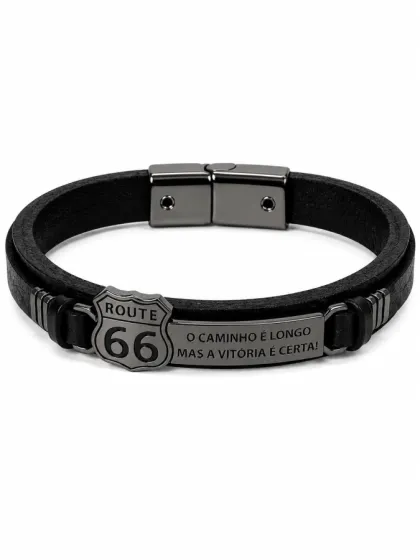 Pulsera de Cuero Route 66