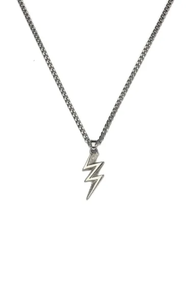 Collar Rayo Plateado