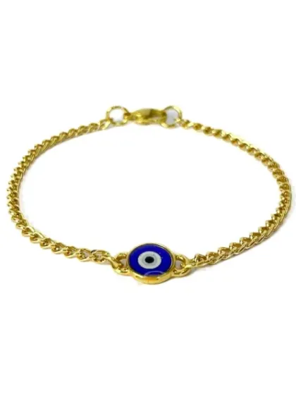 Pulsera Ojo Turco Dorado