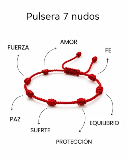 Pulsera 7 Nudos