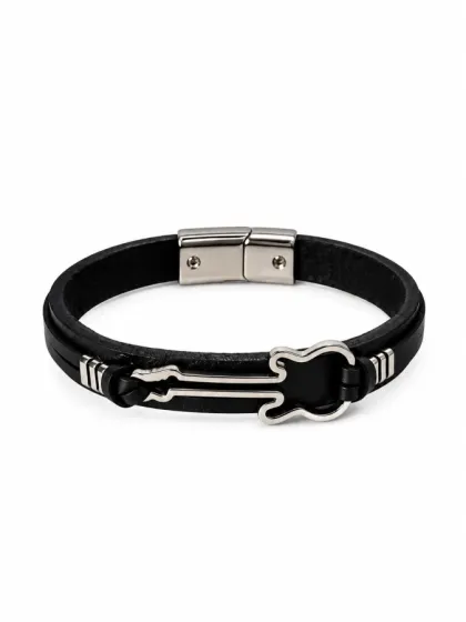 Pulsera de Cuero Guitarra