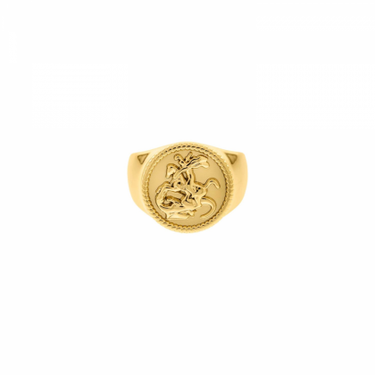 Anillo San Jorge Dorado