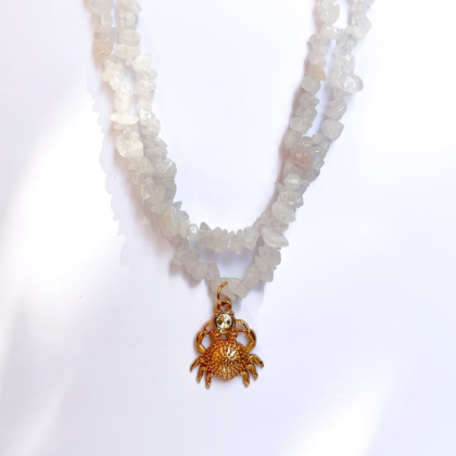 Collar Cangrejo de Cristal