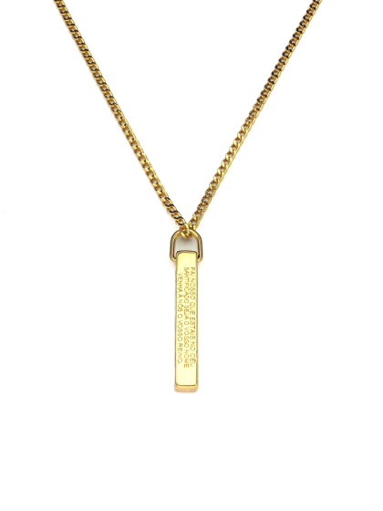 Collar Padre Nuestro Dorado