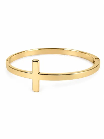 Brazalete Cruz Dorado