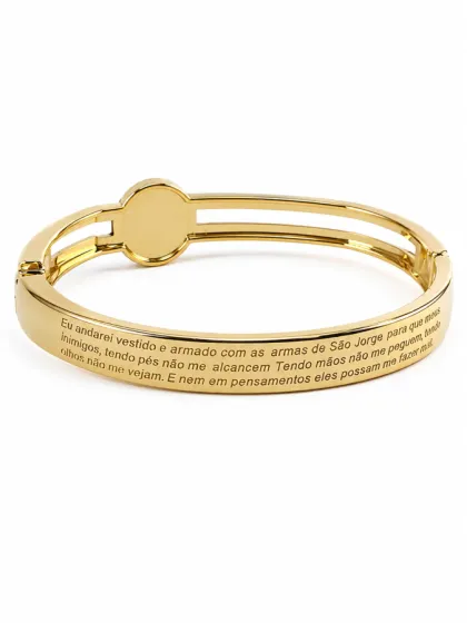 Brazalete San Jorge Dorado