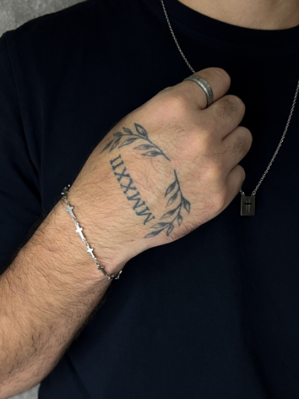 Pulsera Blessed Plateada