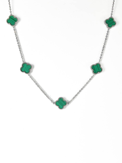 Collar Clover Verde